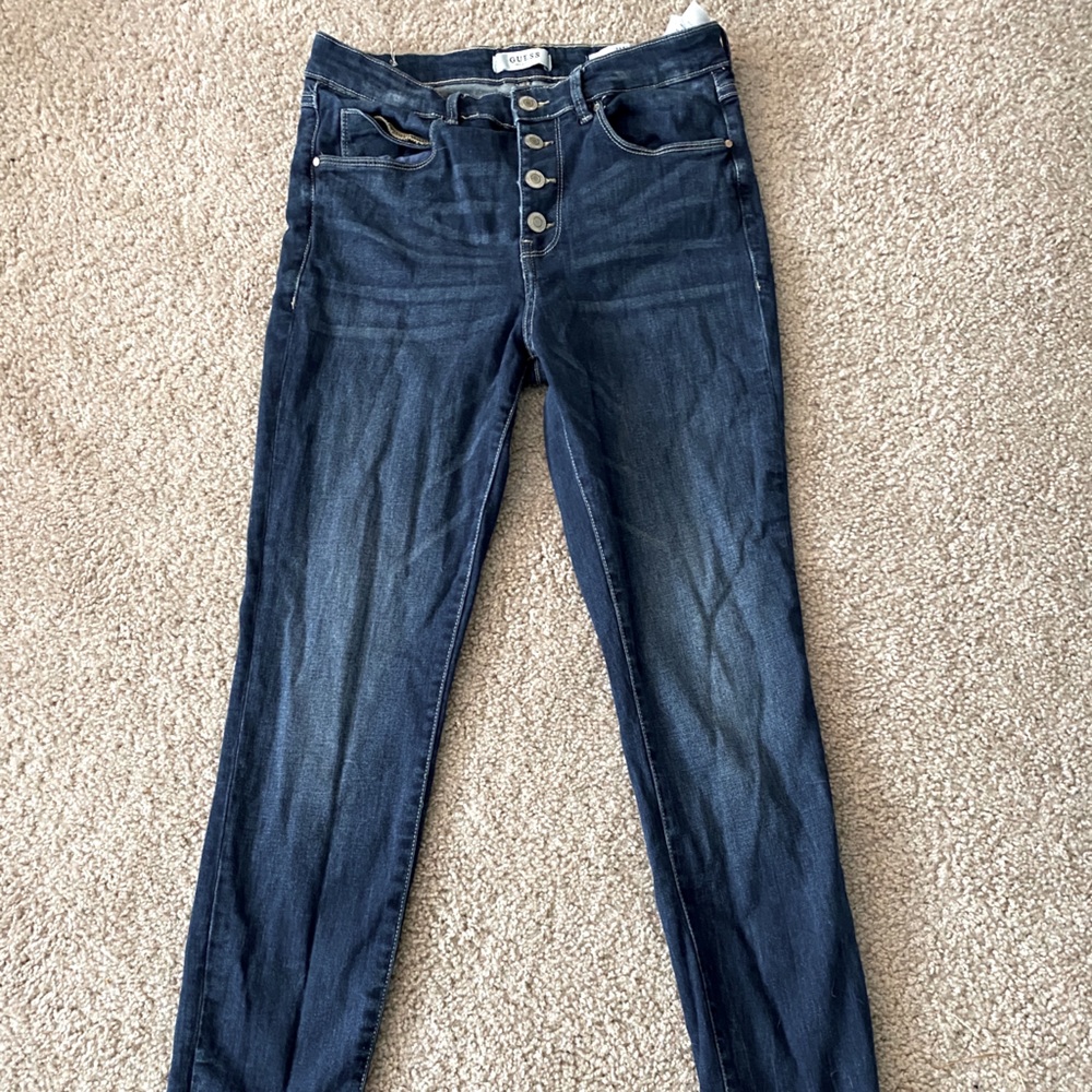 High-Waisted Guess Jeans